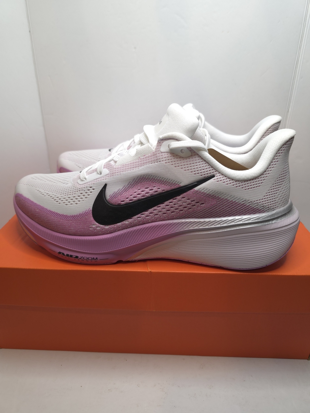Nike Air Zoom Pegasus 42 Women's Shoes White/Pink/Black IB1881-103 Size 10